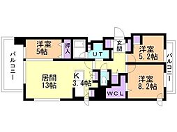 間取図画像 3LDK