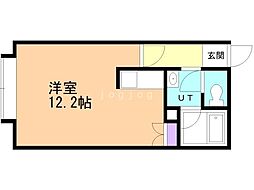 メゾンメモワール 1LDKの間取図画像