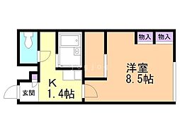 レオパレスカーサ藻岩 2階