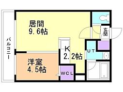 札幌市営東西線 琴似駅 徒歩2分 5階/-