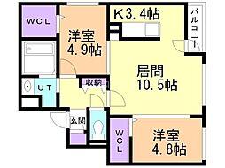 フランリーズ 2階