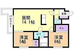 コンサップ円山公園 5階