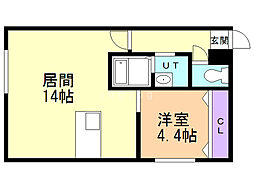 ルーミスト八軒東 1階/102