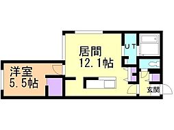 間取図画像 1LDK