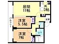 ラディア山鼻2階9.4万円