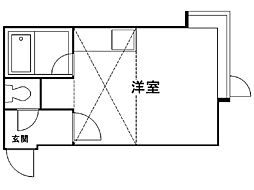 EIN-1 ワンルームの間取図画像