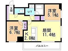 物件の間取り