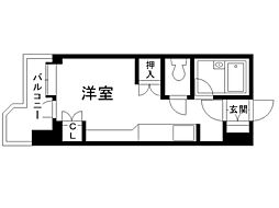 サンシャイン・シティー21 ワンルームの間取図画像