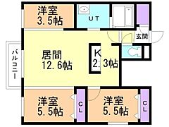 物件の間取り