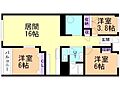 宮の森パレス6階6.5万円