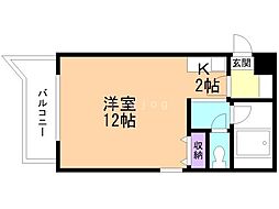 マサール227 1Kの間取図画像
