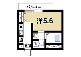 奈良県奈良市北之庄西町1丁目（賃貸マンション1R・5階・19.56㎡） その2