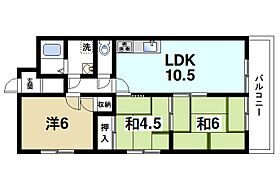 奈良県奈良市西大寺新町2丁目7-32（賃貸マンション3LDK・4階・58.00㎡） その2