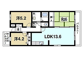 奈良県生駒市東旭ケ丘（賃貸マンション3LDK・3階・65.37㎡） その2