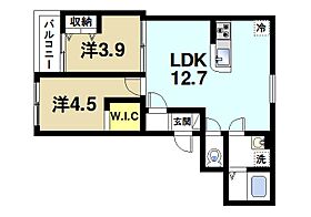 奈良県大和郡山市筒井町（賃貸アパート2LDK・2階・45.69㎡） その2