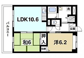 奈良県生駒郡安堵町大字東安堵（賃貸マンション2LDK・7階・55.25㎡） その2