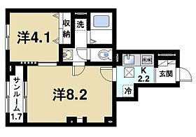 奈良県奈良市西九条町2丁目3-5（賃貸アパート2K・1階・37.98㎡） その2