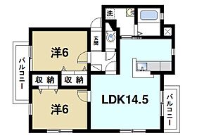 奈良県奈良市南紀寺町2丁目（賃貸アパート2LDK・2階・59.83㎡） その2