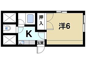 辻本ハイツ  ｜ 奈良県奈良市半田横町（賃貸アパート1K・2階・19.11㎡） その2