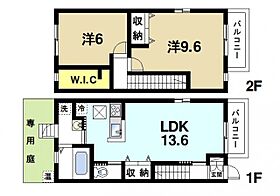 SUNSHINE城山台B  ｜ 京都府木津川市城山台7丁目（賃貸テラスハウス2LDK・1階・71.82㎡） その2