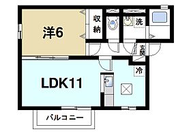 奈良県大和郡山市筒井町（賃貸アパート1LDK・1階・40.51㎡） その2