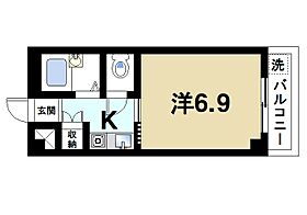 奈良県生駒郡安堵町大字東安堵（賃貸マンション1K・4階・19.28㎡） その2