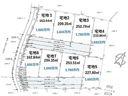 袖ヶ浦市坂戸市場分譲8区画　宅地3