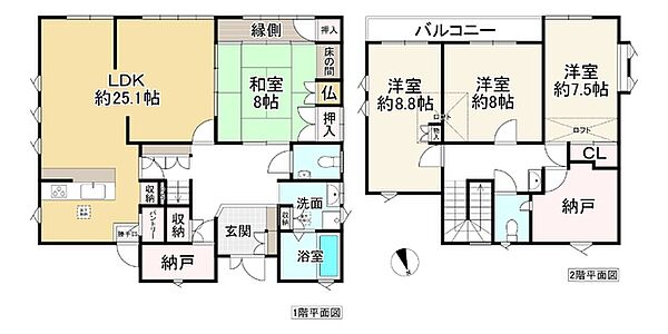 間取りを拡大表示