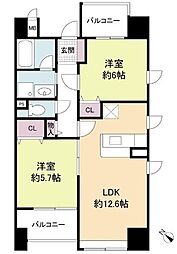 レジディア天神南 10階