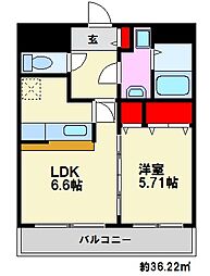 レジディア高宮 5階