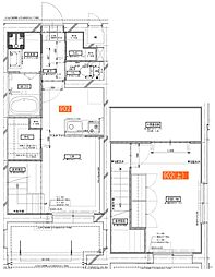 MODERN EIGHT高宮lieto 1LDKの間取図画像