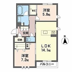 BEREO KEGO 2階