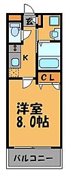 赤坂ランドマークタワー 1Kの間取図画像
