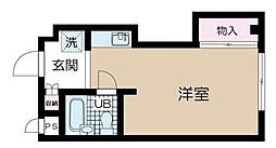 NSGATE荻窪 3階ワンルームの間取り