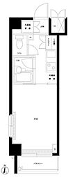 ルーブル上高井戸 2階1Kの間取り