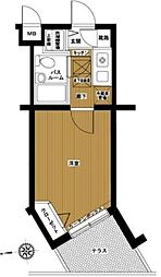 フェニックス芦花公園駅前壱番館 1階1Kの間取り