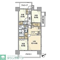 間取図画像 3LDK