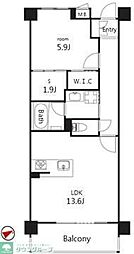 オーパスレジデンス吉祥寺 1SLDKの間取図画像