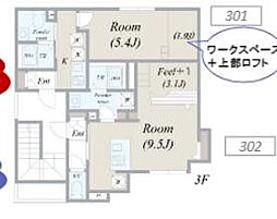 グローリア明大前 1LDKの間取図画像