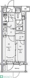 仮称)PREMIUM CUBE世田谷 2Kの間取図画像