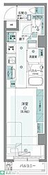 ステージファースト代々木 1Kの間取図画像