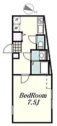 世田谷区羽根木1丁目マンション 1Kの間取図画像