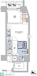 ボヌールステージ笹塚 1DKの間取図画像
