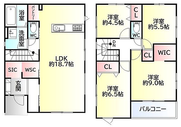 間取りを拡大表示