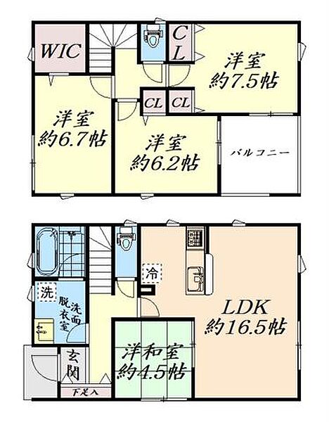 間取りを拡大表示