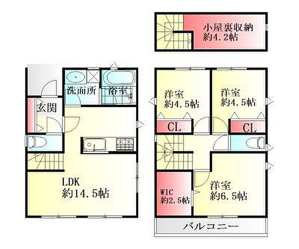 間取りを拡大表示