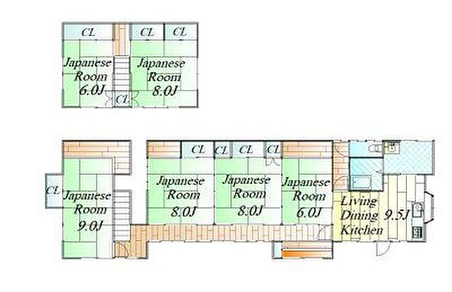 間取り 栗原市金成中町西裏34-1