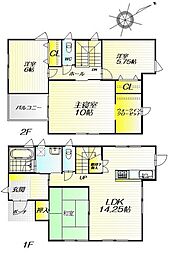 北中山1丁目 4LDKの間取り