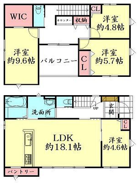 間取りを拡大表示