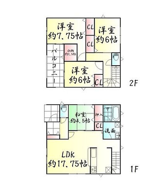 間取りを拡大表示